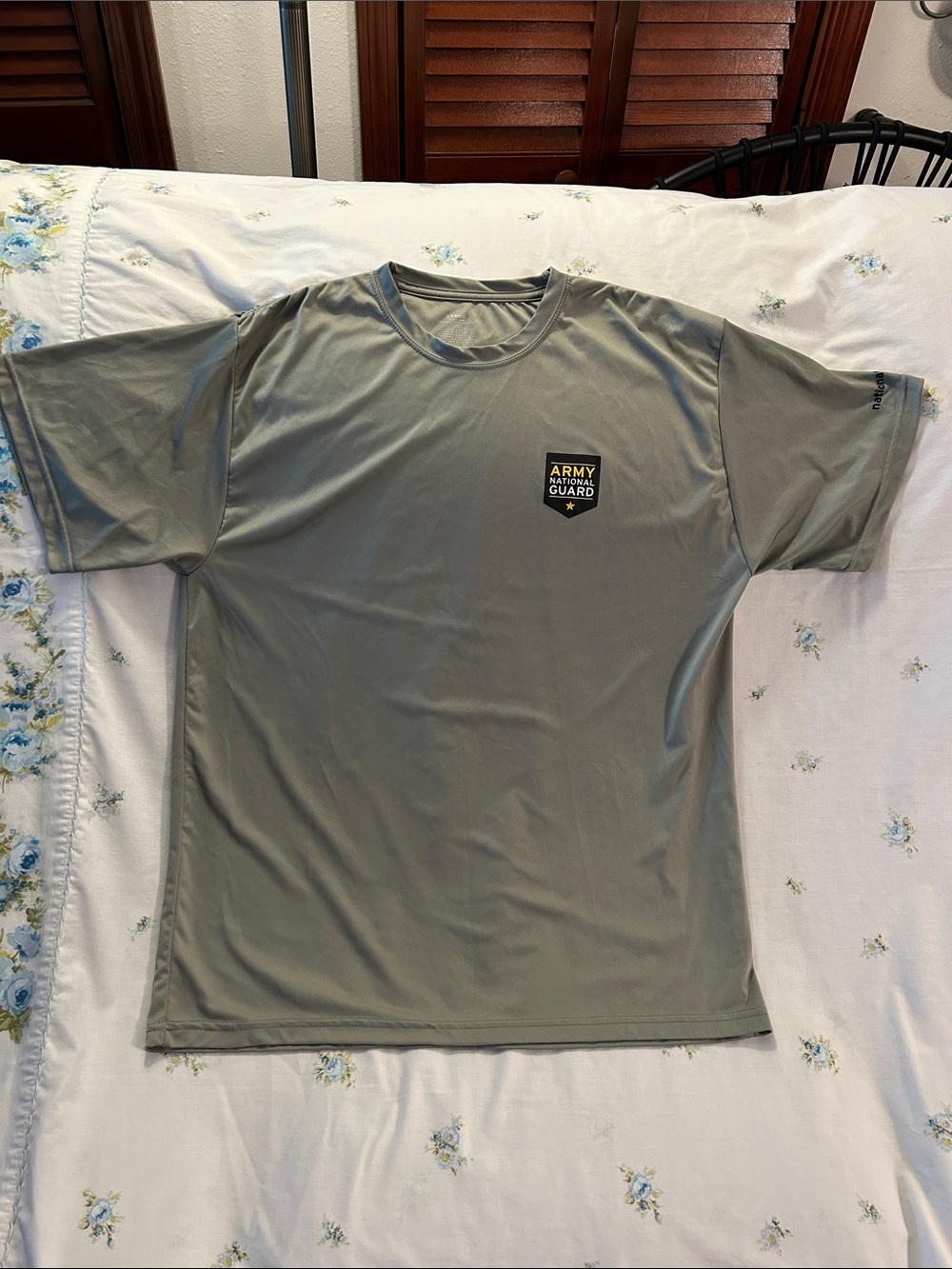 Army National Guard Men's Short Sleeve Tech Tee - Olive